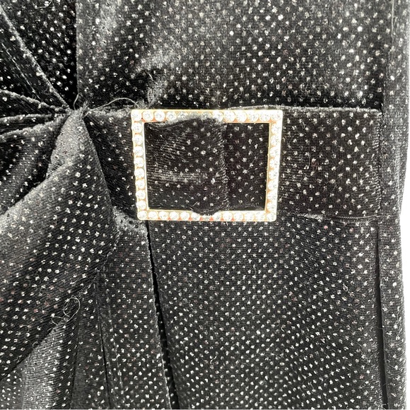 NWT Anne Klein Black Sequin Cocktail Party Dress Women’s M - Picture 6 of 7